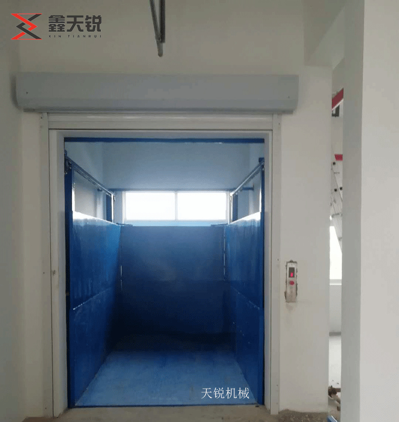 上货专用导轨式升降平台